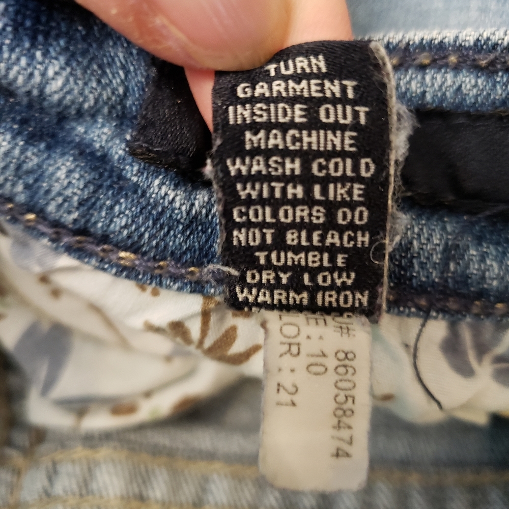 Girls Abercrombie Size 10 Denim Jeans Haley - Picture 4 of 9